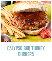 Calypso BBQ Turkey Burgers